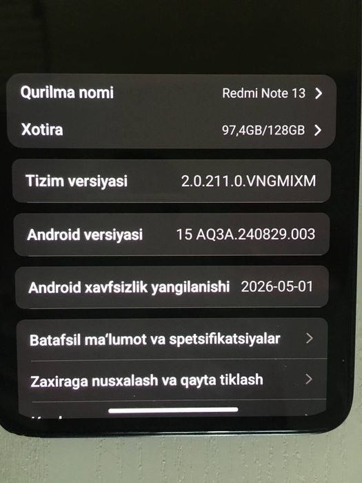 Redmi note 13 4G