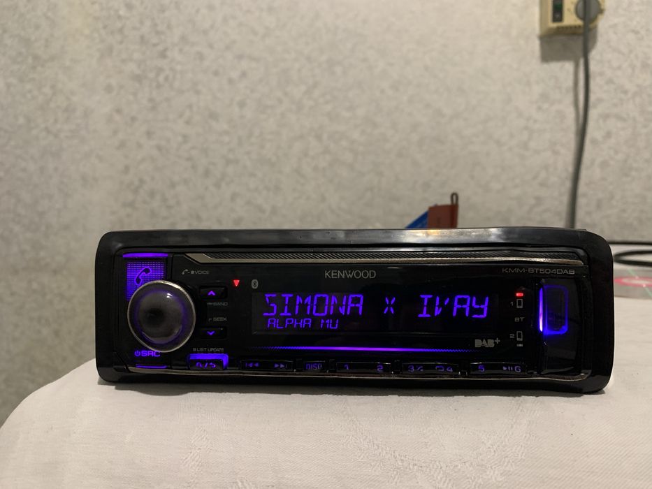 Авто радио Kenwood Bluetooth