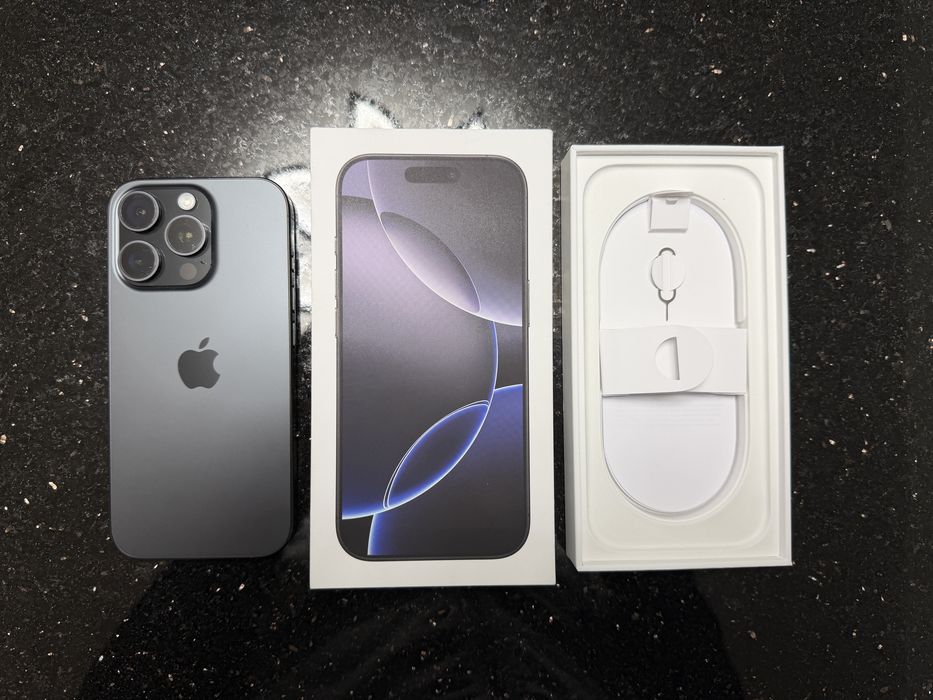 Iphone 16 pro Black Titanium 128fb