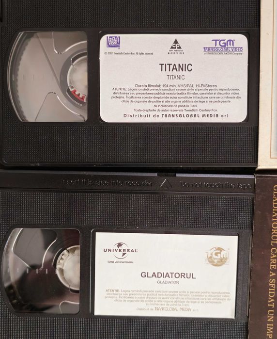 Casete video VHS filme originale