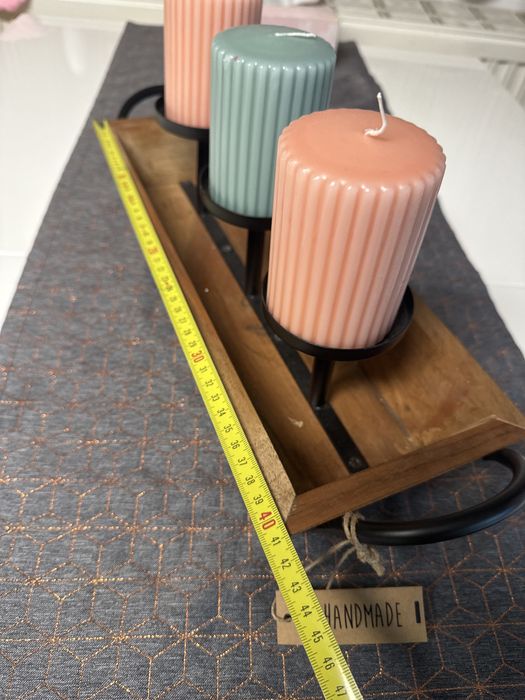 Suport lumanari din lemn