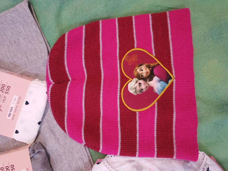 Рокля момиче шапка Елза и Анна лот