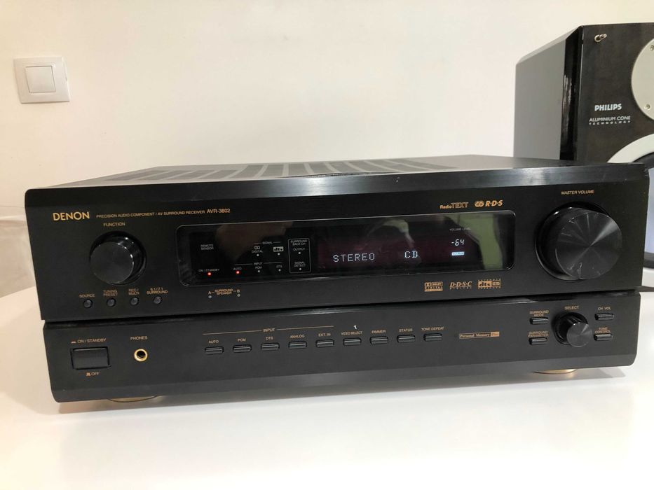 Denon AVR-3802, amplituner 7.1 dolby digital, prologic, DTS, reciver