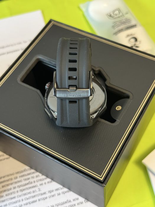 ***ЧИСТО НОВ 46mm Huawei watch GT 6 Pro Гаранция Yettel 2028 Black GT6