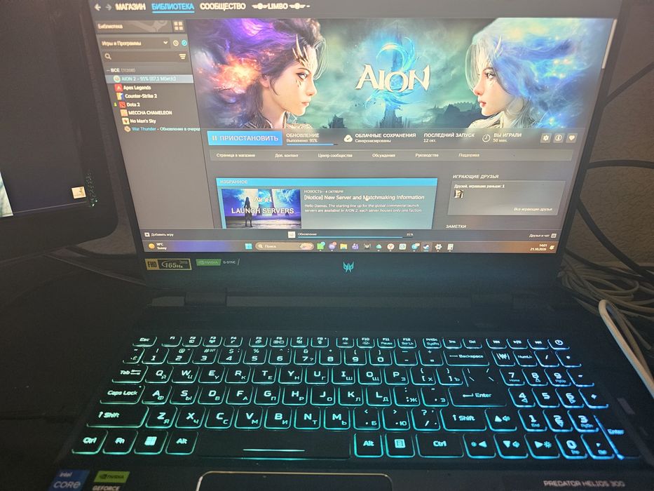 Игровой ноут Predator helios 300