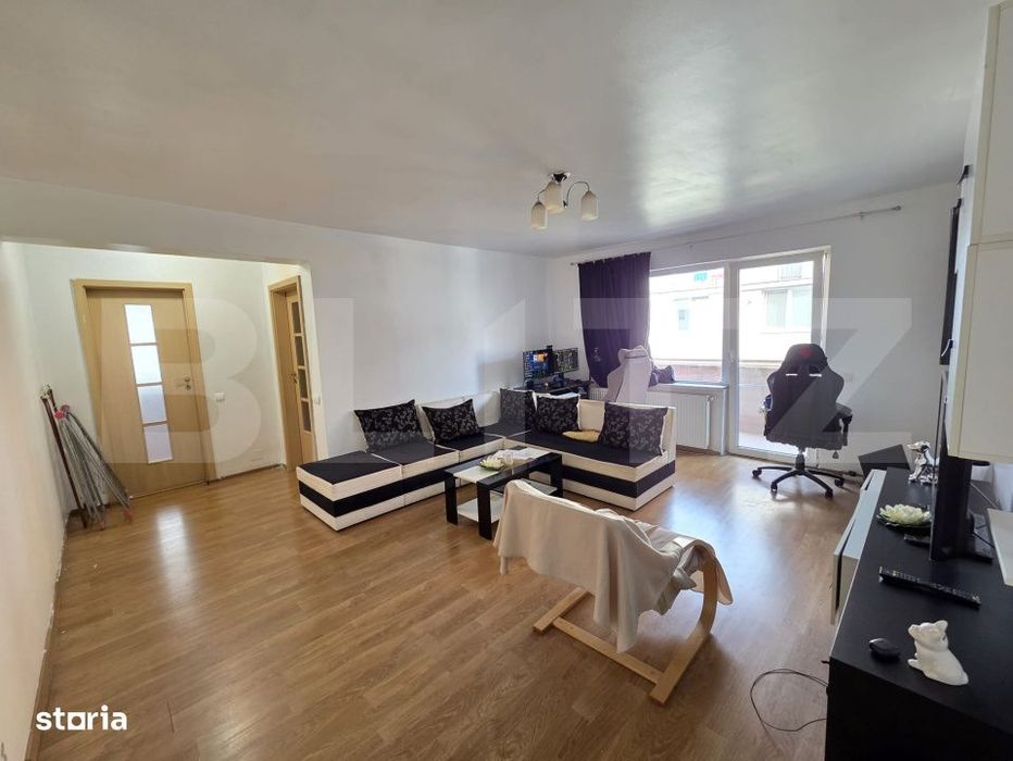 Apartament 2 camere, 55,4 mp, bucatarie inchisa, balcon spatios – zo