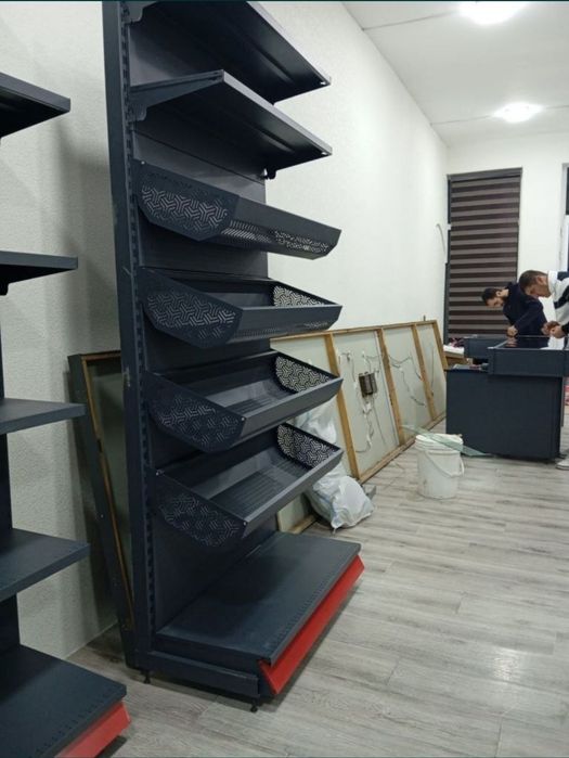 Magazinlar uchun Polkalar Taxlap beramiz