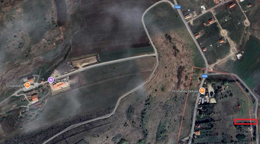 Vand teren intravilan cu autorizatie de  constructie in Aiton