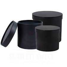 Персонализированная чёрная подарочная коробка