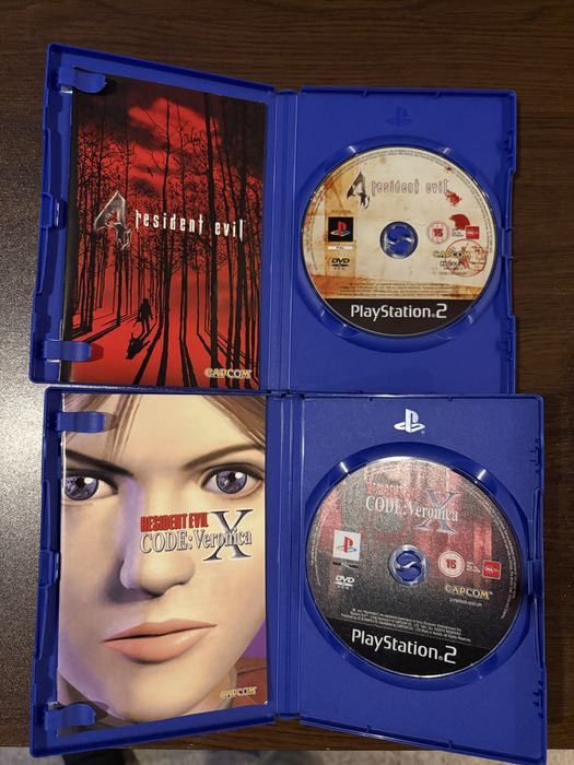 Resident Evil 4 + Resident Evil Code: Veronica X – Capcom Classics (PS2, PAL)