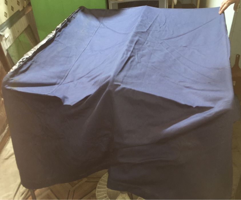 Тент с каркасом на Муравей. Синий