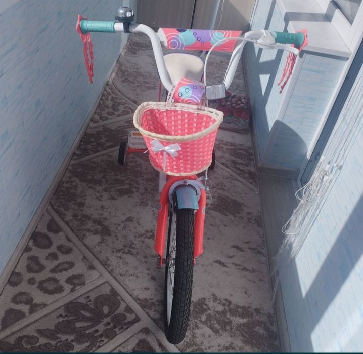 Велосипед для девочки 5-9лет