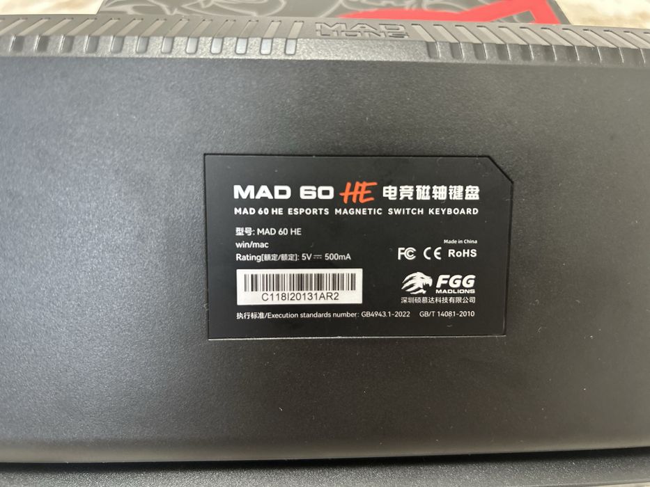 клавиатура madlions 60he