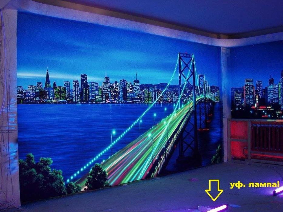 декор сет фосфорные краски стильная подсветка FOSFOR buyok