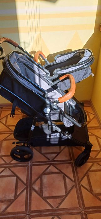 Количка за близнаци 2 в 1 Baby Giggle - Duet Practik+ подарък бънджи