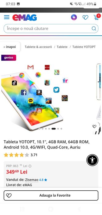 Tabletă nou noută