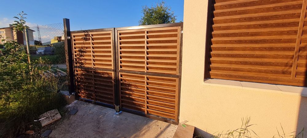 Метална оградна за двор щора Алфа-Оградки.Бг