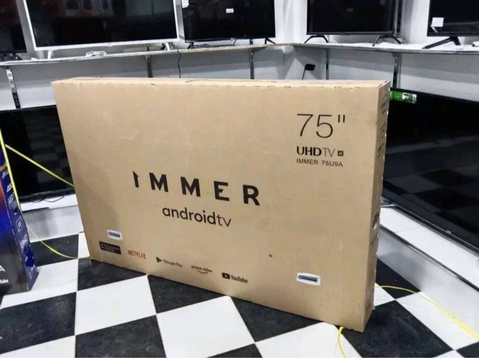 Телевизор IMMER 75** 65** U11G 4K UHD Smart Tv Доставка бесплатно!!!