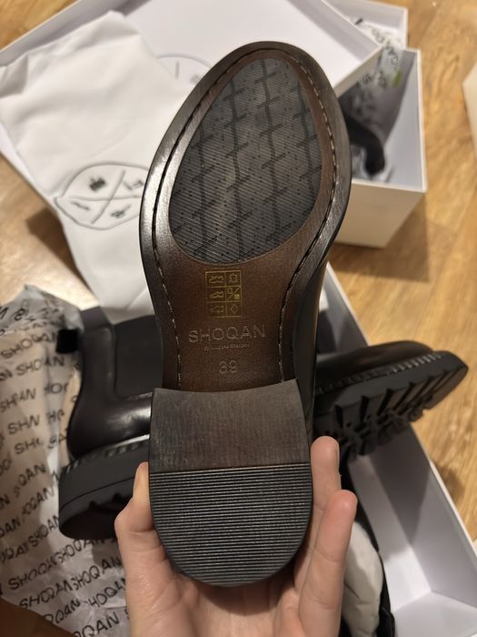 Продам обувь Дерби, 39, BLACK,Черные  SHOQAN