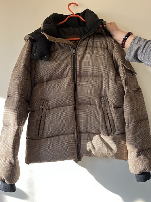 Рядко винтидж яке Moncler (Размер 3 / L) – 60% Вълна и естествен пух, Pepper Grenoble