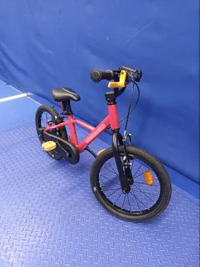 Bicicletă 16 inch 4-6 ani Discover 900 Roz - (SecondHand) Decathlon
