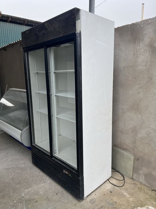 Витринный купе шкаф холодильник