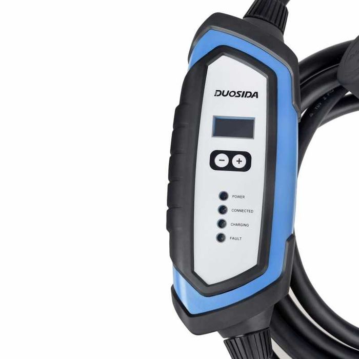 Мобилна зарядна станция Duosida | Тип 2 | 7,4 kW 32 А | 5 метра