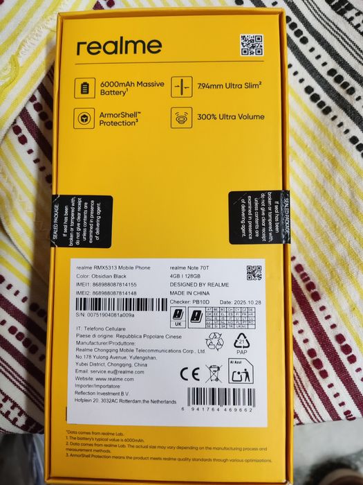Realmi note 70 T