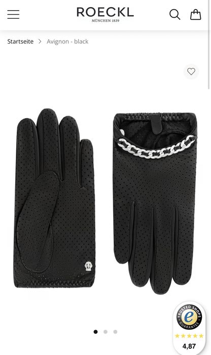 Оригинал! Перчатки ROECKL Германия, размер 7,5.