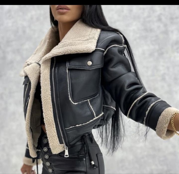 Продам дубленку осень весна