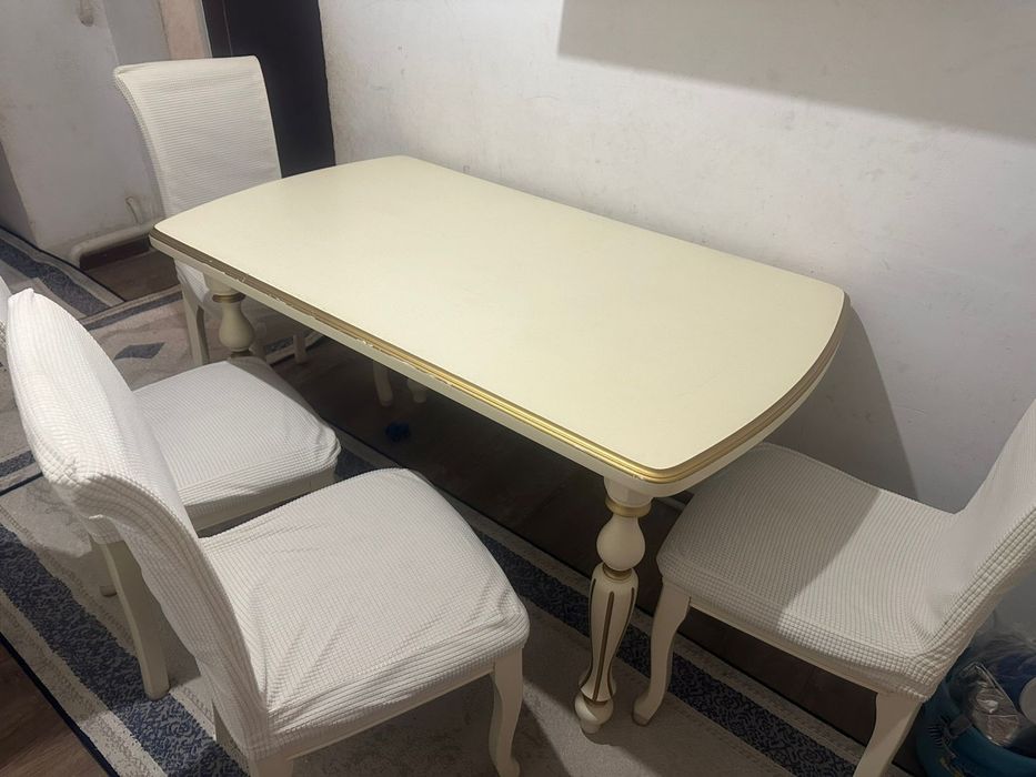 Доставка стол и 5 стулья