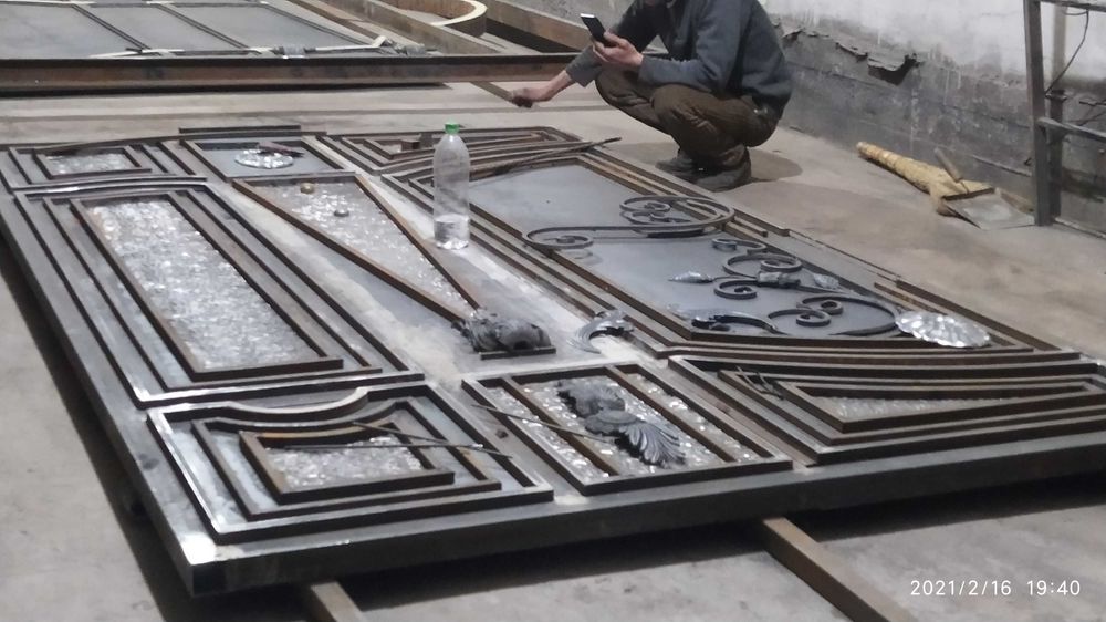 ворота решётка перила оргождения навес лексан naves reshotka darvoza