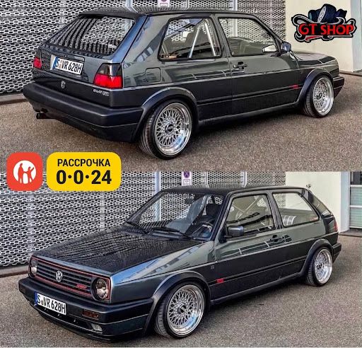 Передний задний бампер на гольф2 gti