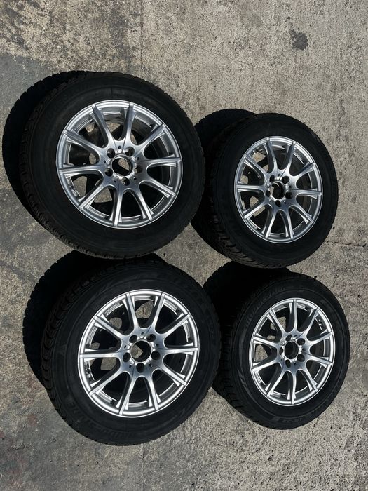 Оригинални джанти за Mercedes 16" с нови зимни гуми