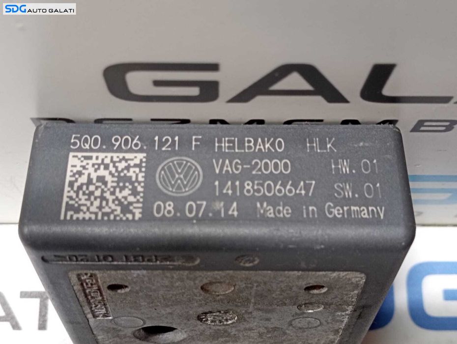 Modul Releu Pompa Combustibil Motorina Volkswagen Sharan 2011 - 2016 Cod 5Q0906121F 1418506647 [M4359]