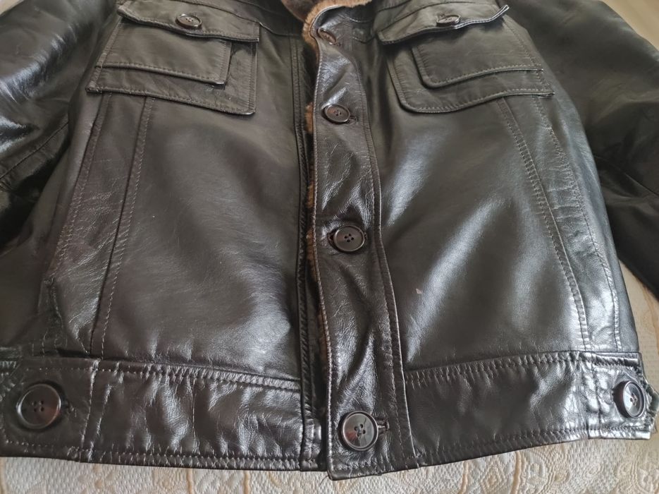 Мужская натуральная дублёнка