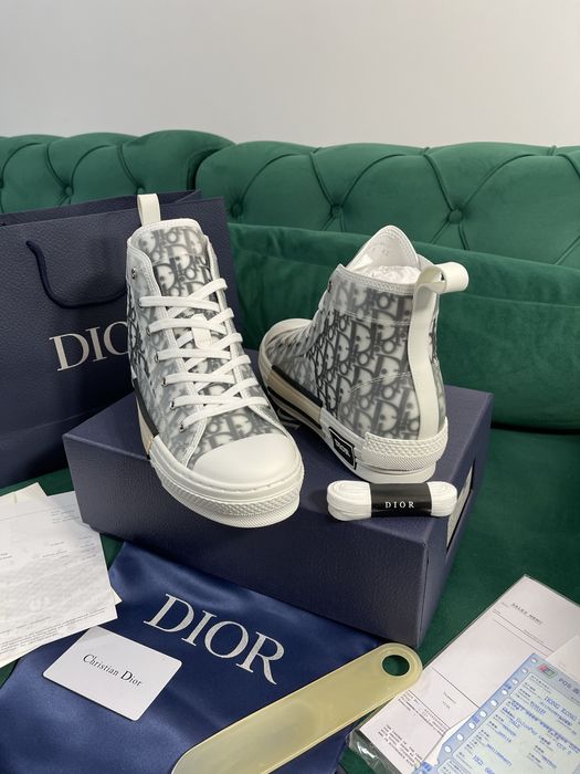 Adidasi Dior B23 piele naturala Full Box colectie noua