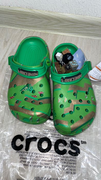 Кроксы Майнкрафт детские