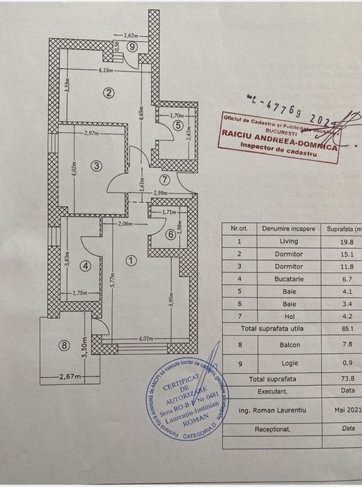 Apartament 3 camere Citta Rezidential Park