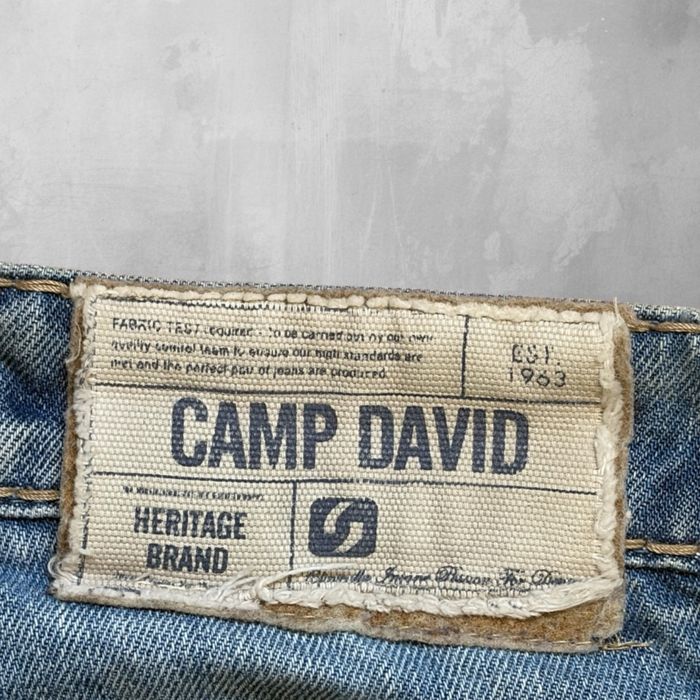 Y2K мъжки дънки Baggy Camp David 32