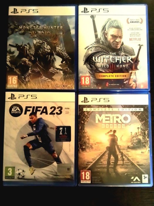 Диски PS5 (4шт.)