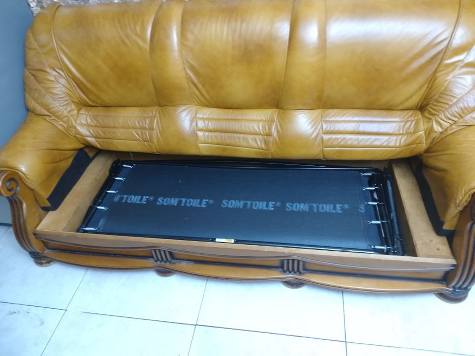 Colțar extesibil din piele naturala