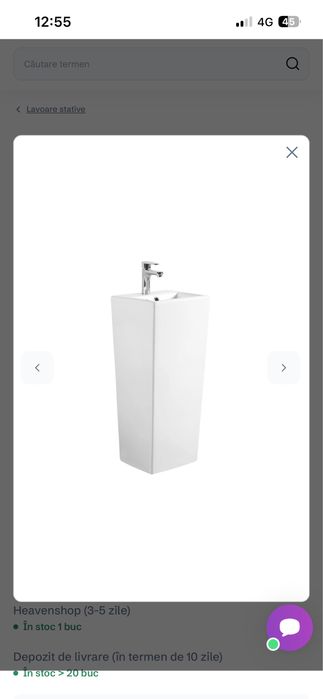 chiuveta freestanding