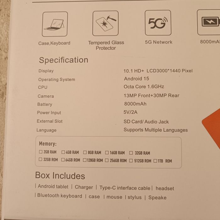 Планшет Jiaenova Pad 17 Max