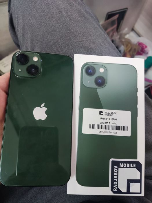 Айфон 13 128 Гб зелёный