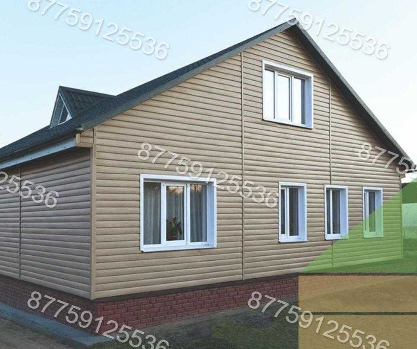 Фасадный металосайдинг и ПВХ