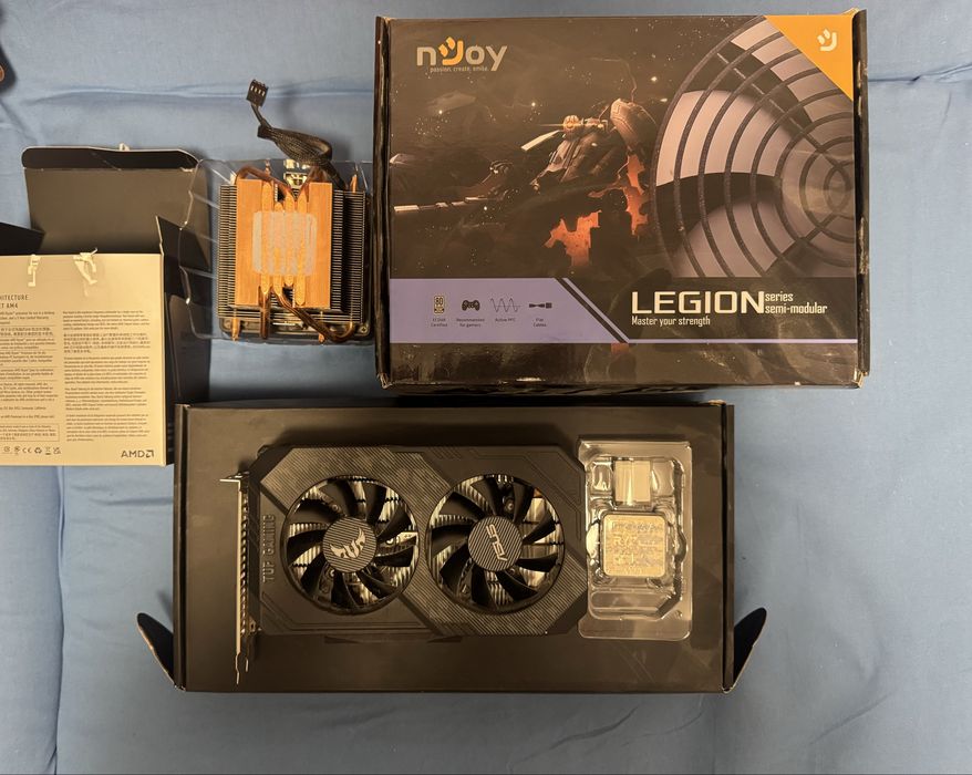 pachet sursa 500W + ryzen 7 3800x + gtx 1660 super