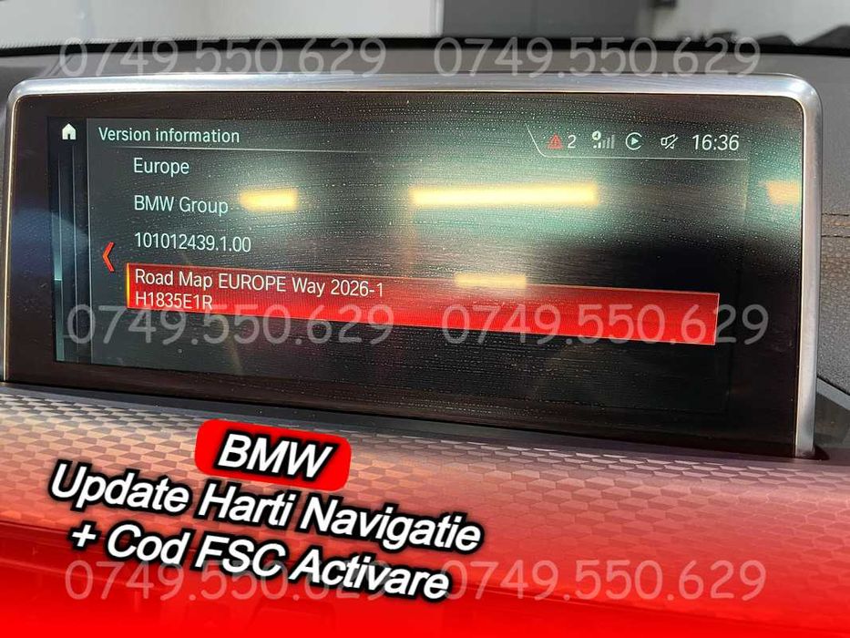 USB harti BMW pentru Unitatea Entrynav2 WAY G30 G20 G01 I3 F30 F20 F48