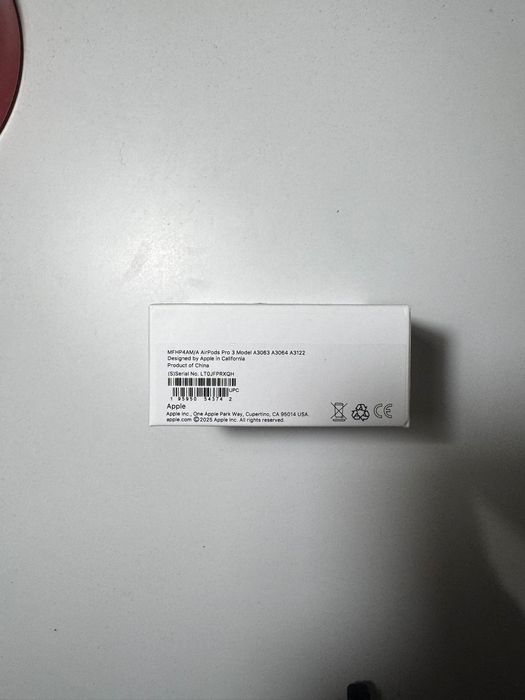 AirPods Pro 3 ANC, mod transparenta, pachet complet