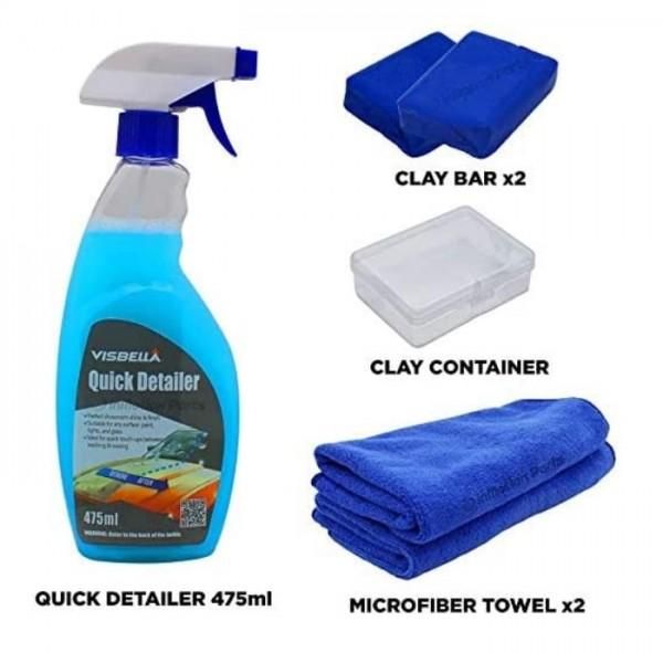 комплект за почистване с клей/глинени барове - visbella